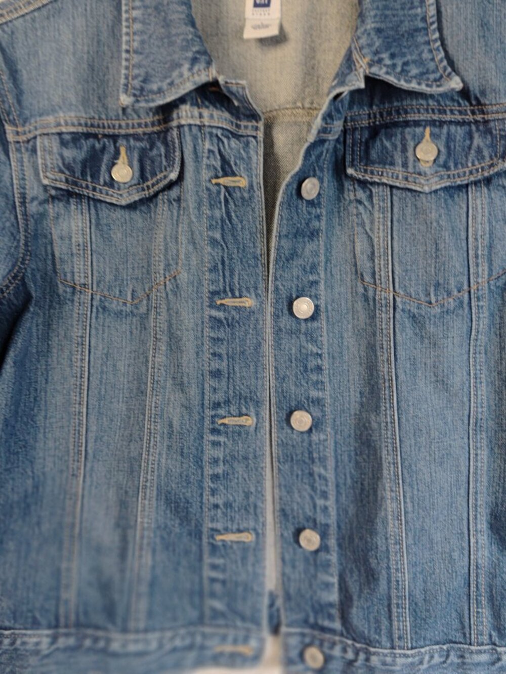 Gap Jean Jacket Blue Women Size Large L